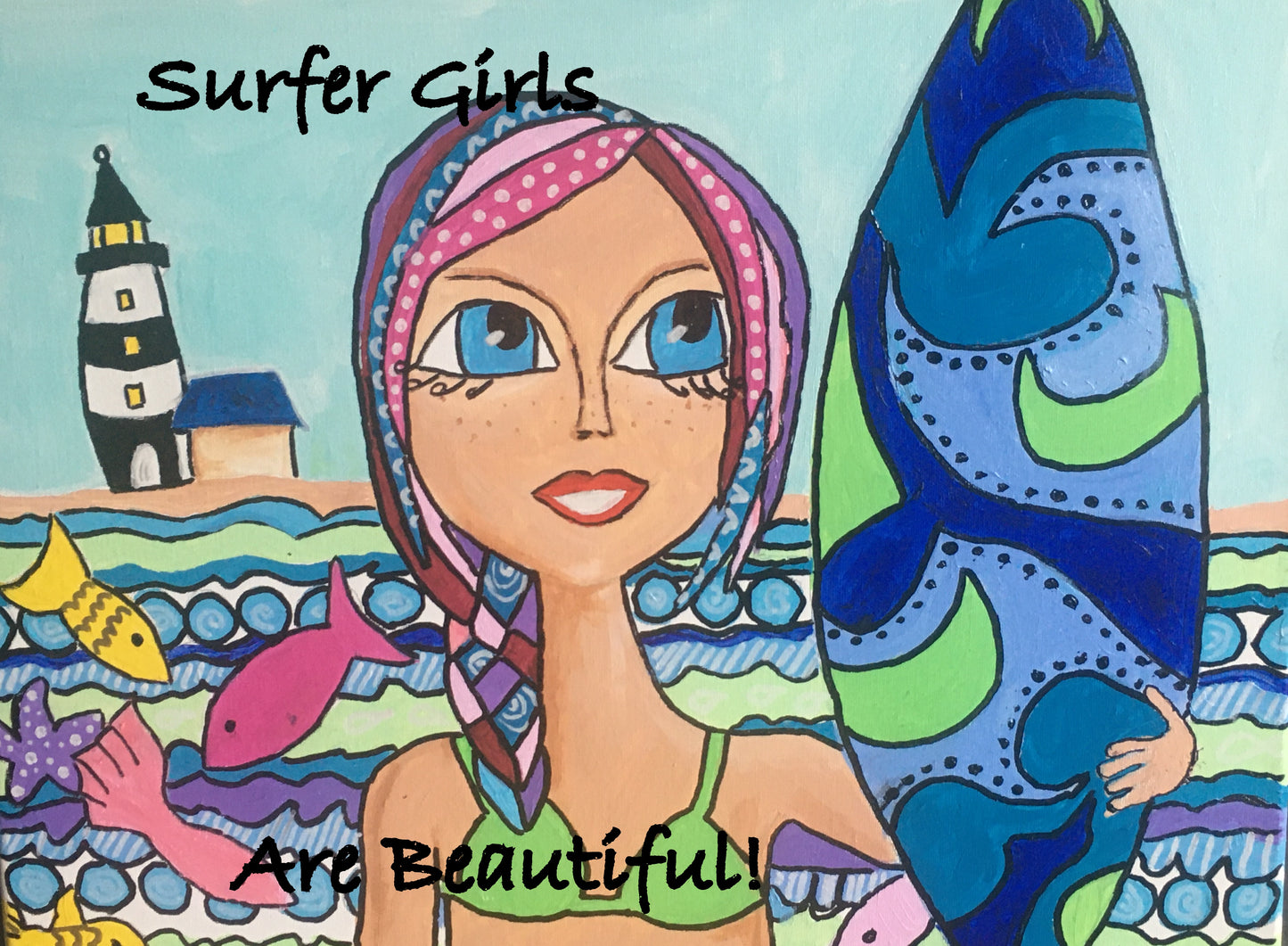 Beautiful Girl Magnets