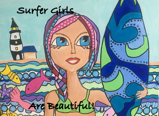 Beautiful Girl Magnets
